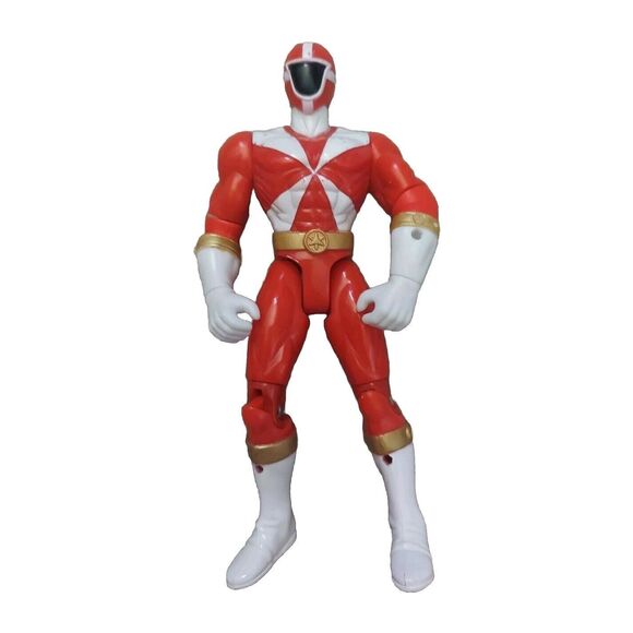 1999 Bandai Red Power Ranger Action Figure Toy Vintage Collectible Y2K 2000s - Picture 1 of 6